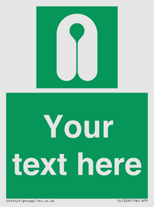 SL7226: Custom sign safe condition Lifejacket