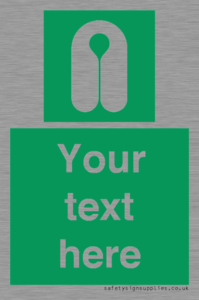 SL7226: Custom sign safe condition Lifejacket