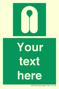 SL7226: Custom sign safe condition Lifejacket