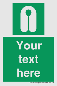 SL7226: Custom sign safe condition Lifejacket