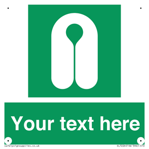 SL7226: Custom sign safe condition Lifejacket