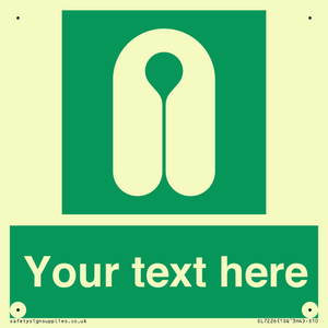 SL7226: Custom sign safe condition Lifejacket