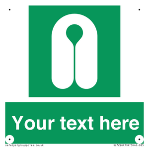 SL7226: Custom sign safe condition Lifejacket