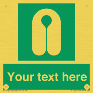 SL7226: Custom sign safe condition Lifejacket