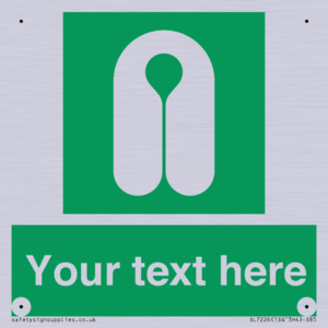 SL7226: Custom sign safe condition Lifejacket