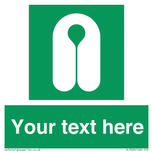 SL7226: Custom sign safe condition Lifejacket