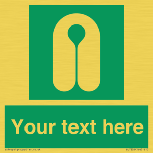 SL7226: Custom sign safe condition Lifejacket