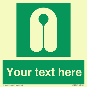 SL7226: Custom sign safe condition Lifejacket