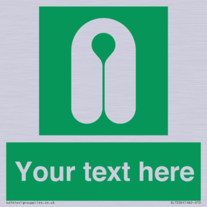 SL7226: Custom sign safe condition Lifejacket