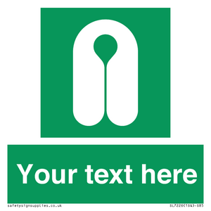 SL7226: Custom sign safe condition Lifejacket