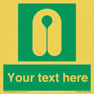 SL7226: Custom sign safe condition Lifejacket