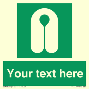 SL7226: Custom sign safe condition Lifejacket