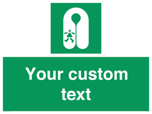 SL7227: Custom sign safe condition Child's lifejacket