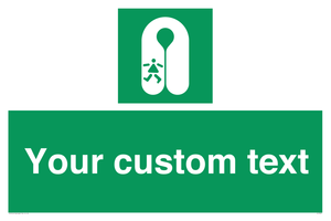 SL7227: Custom sign safe condition Child's lifejacket
