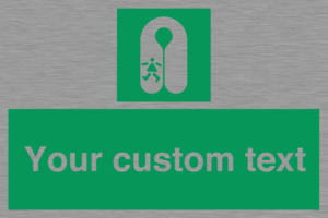 SL7227: Custom sign safe condition Child's lifejacket