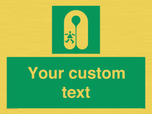 SL7227: Custom sign safe condition Child's lifejacket