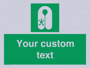 SL7227: Custom sign safe condition Child's lifejacket
