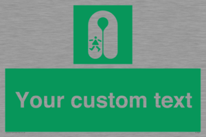 SL7227: Custom sign safe condition Child's lifejacket