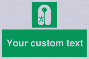 SL7227: Custom sign safe condition Child's lifejacket