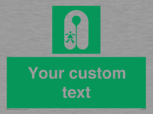 SL7227: Custom sign safe condition Child's lifejacket