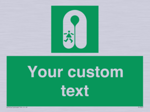 SL7227: Custom sign safe condition Child's lifejacket