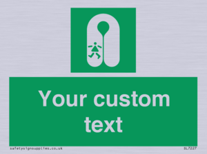 SL7227: Custom sign safe condition Child's lifejacket