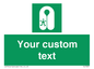 SL7227: Custom sign safe condition Child's lifejacket