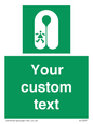 SL7227: Custom sign safe condition Child's lifejacket