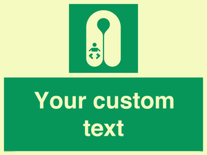 SL7228: Custom sign safe condition Infant's lifejacket