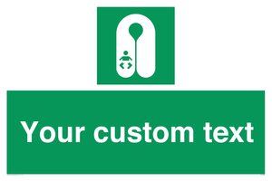 SL7228: Custom sign safe condition Infant's lifejacket