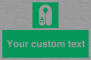 SL7228: Custom sign safe condition Infant's lifejacket