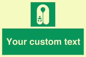 SL7228: Custom sign safe condition Infant's lifejacket