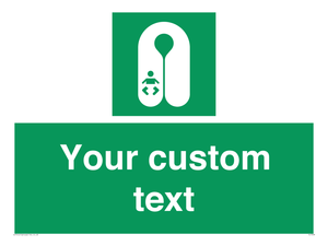 SL7228: Custom sign safe condition Infant's lifejacket