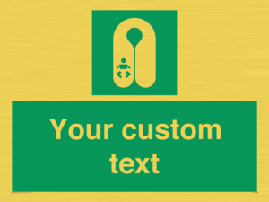 SL7228: Custom sign safe condition Infant's lifejacket