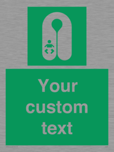 SL7228: Custom sign safe condition Infant's lifejacket
