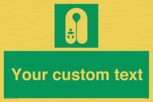 SL7228: Custom sign safe condition Infant's lifejacket