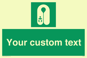 SL7228: Custom sign safe condition Infant's lifejacket