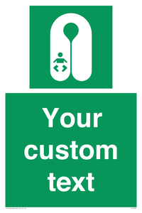 SL7228: Custom sign safe condition Infant's lifejacket