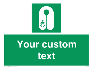 SL7228: Custom sign safe condition Infant's lifejacket