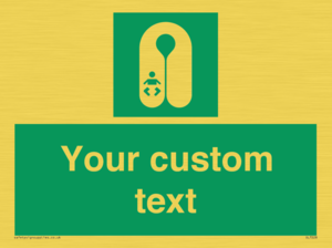 SL7228: Custom sign safe condition Infant's lifejacket