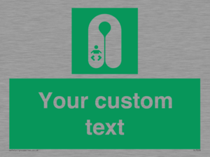 SL7228: Custom sign safe condition Infant's lifejacket