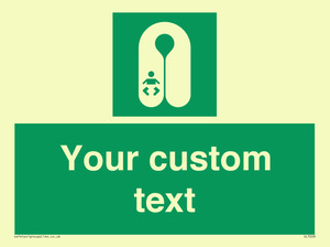 SL7228: Custom sign safe condition Infant's lifejacket