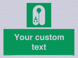 SL7228: Custom sign safe condition Infant's lifejacket