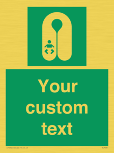SL7228: Custom sign safe condition Infant's lifejacket