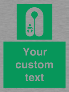 SL7228: Custom sign safe condition Infant's lifejacket