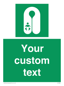 SL7228: Custom sign safe condition Infant's lifejacket