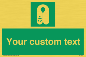SL7228: Custom sign safe condition Infant's lifejacket