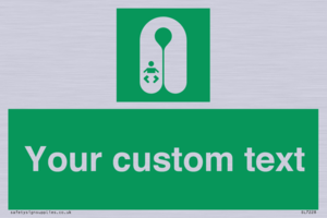 SL7228: Custom sign safe condition Infant's lifejacket