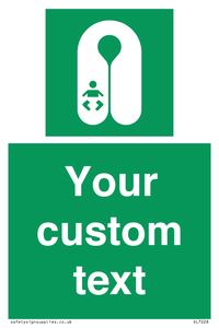 SL7228: Custom sign safe condition Infant's lifejacket