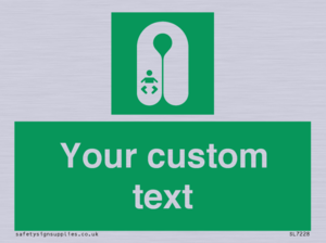 SL7228: Custom sign safe condition Infant's lifejacket